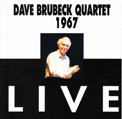 Dave Brubeck Quartet, Live 1967  - CD cover 